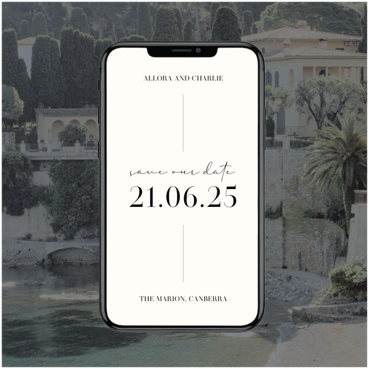 Nice Digital File Save The Date