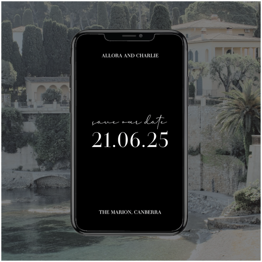 Nice Digital File Save The Date