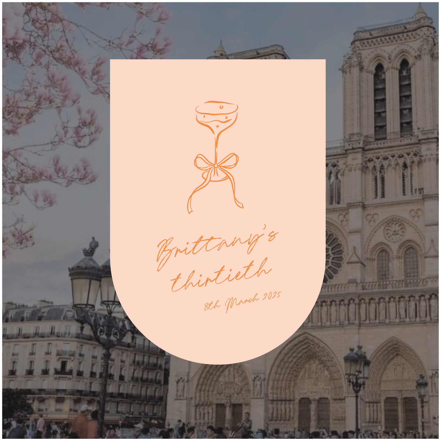 Notre Dame Event Welcome Sign