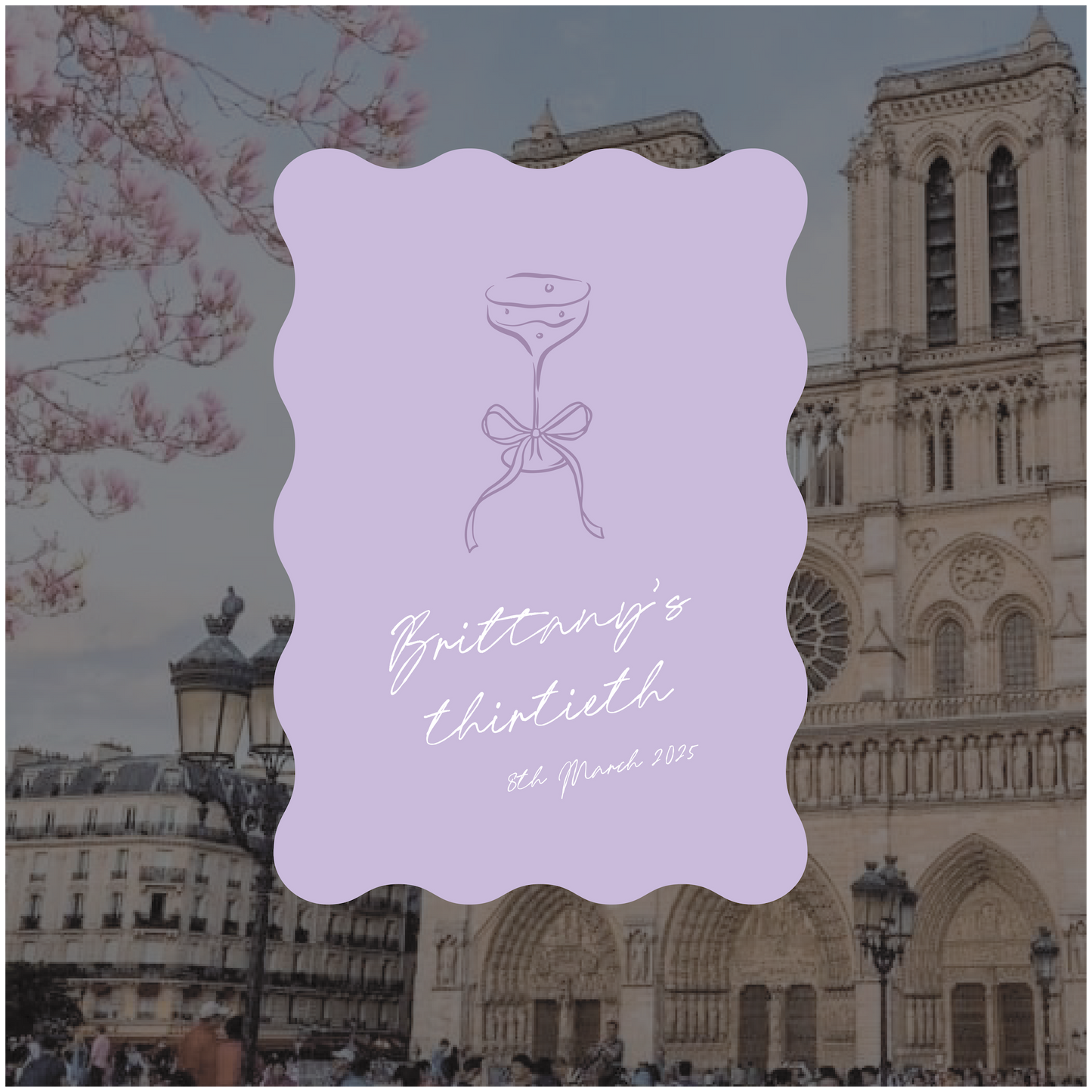 Notre Dame Event Welcome Sign