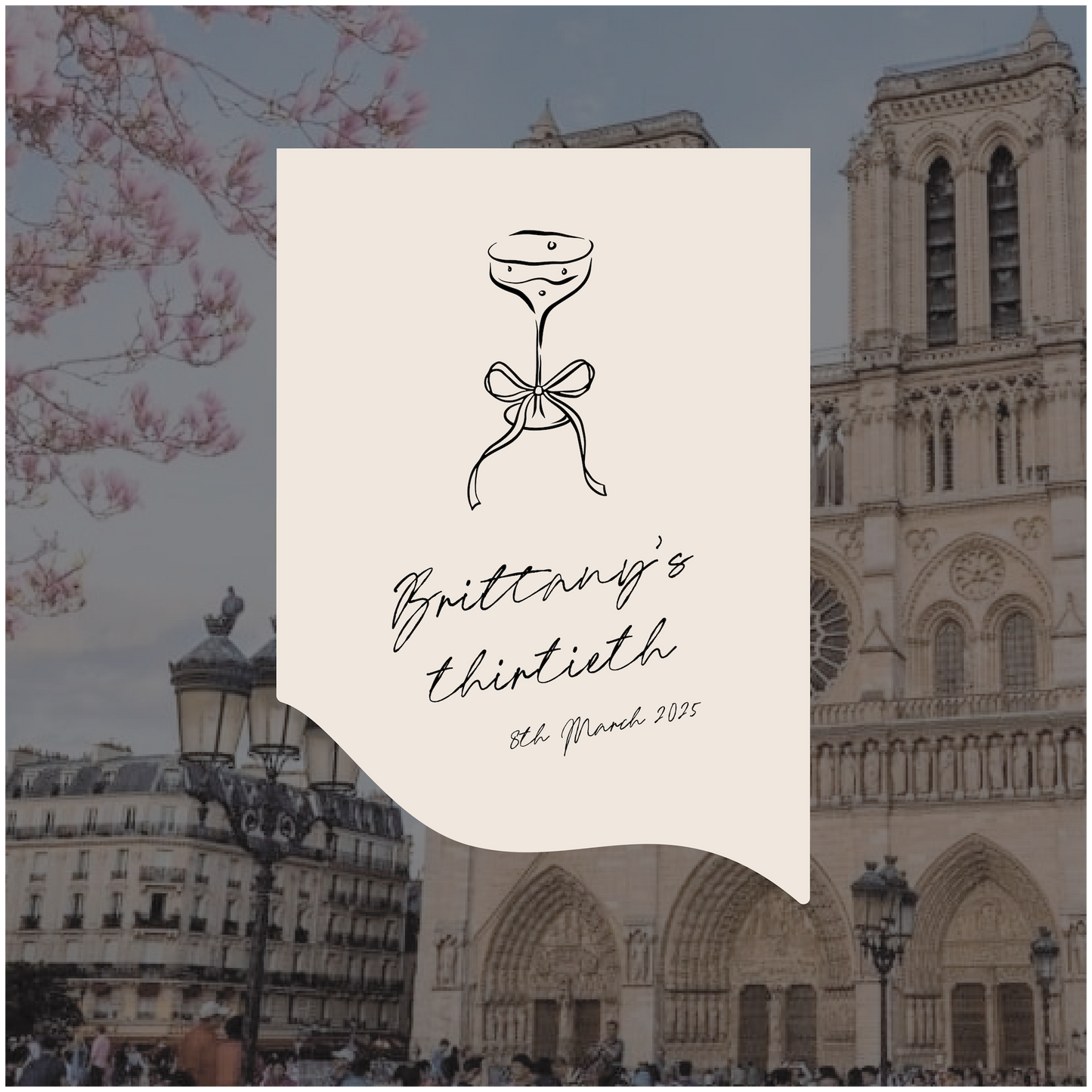 Notre Dame Event Welcome Sign