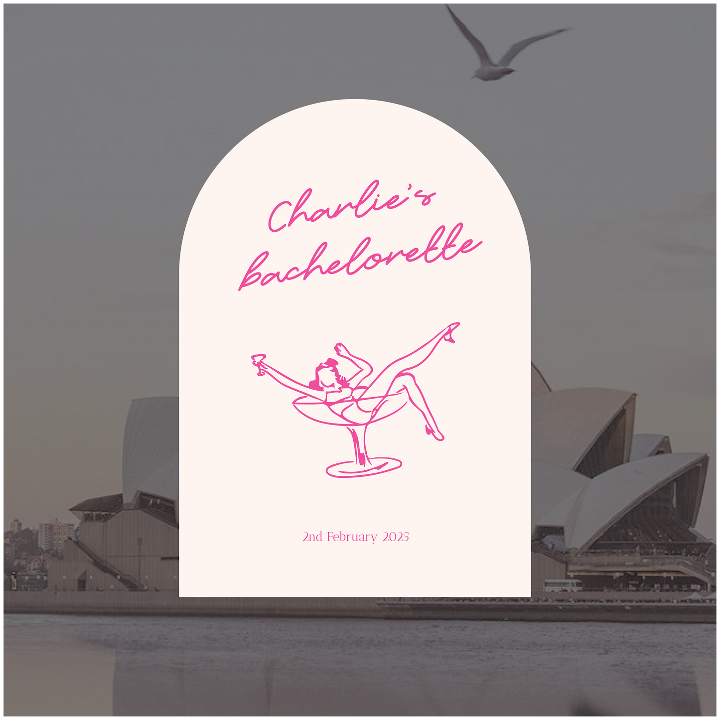 Opera House Event Welcome Sign