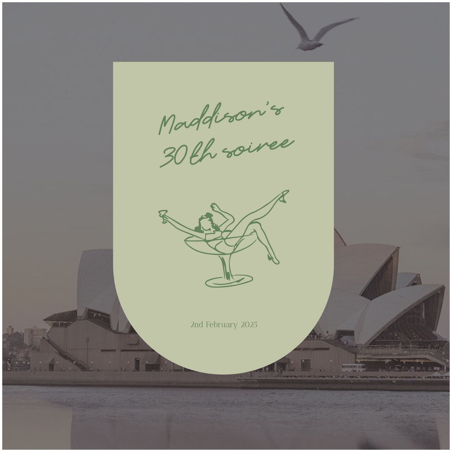 Opera House Event Welcome Sign