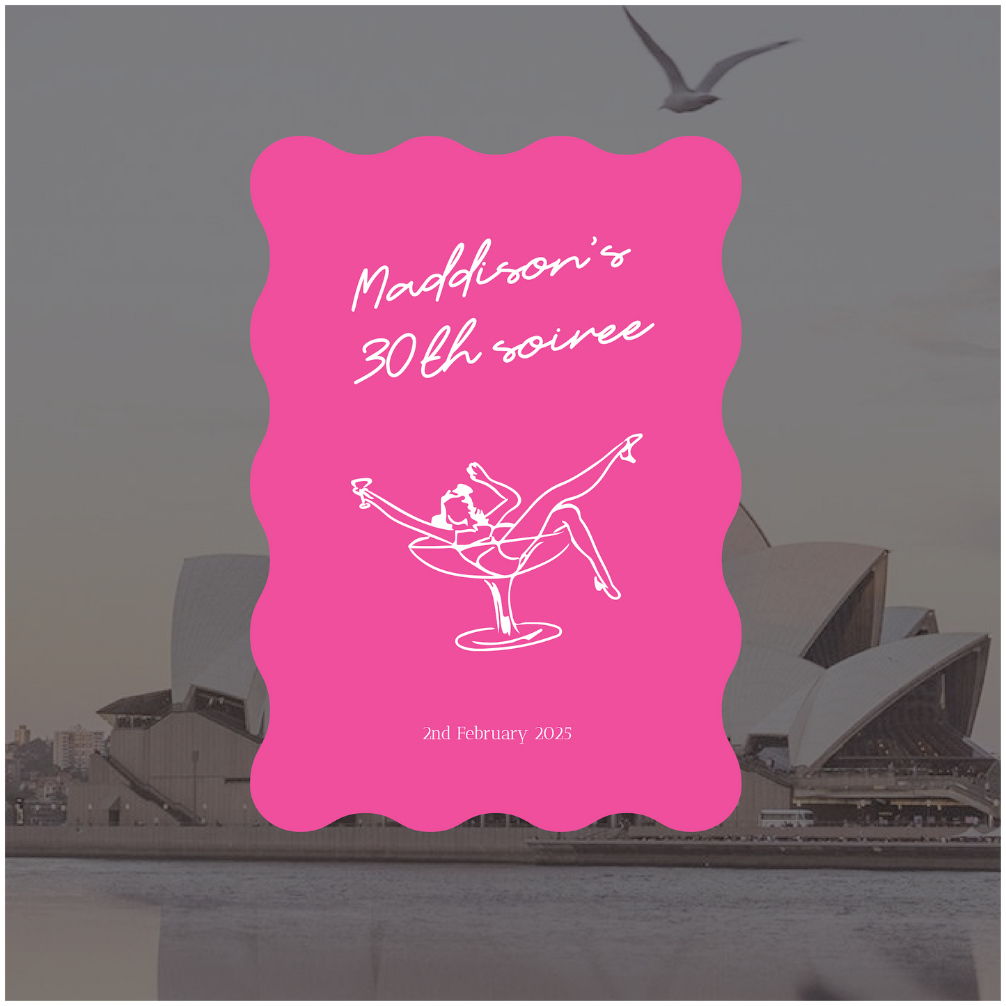 Opera House Event Welcome Sign