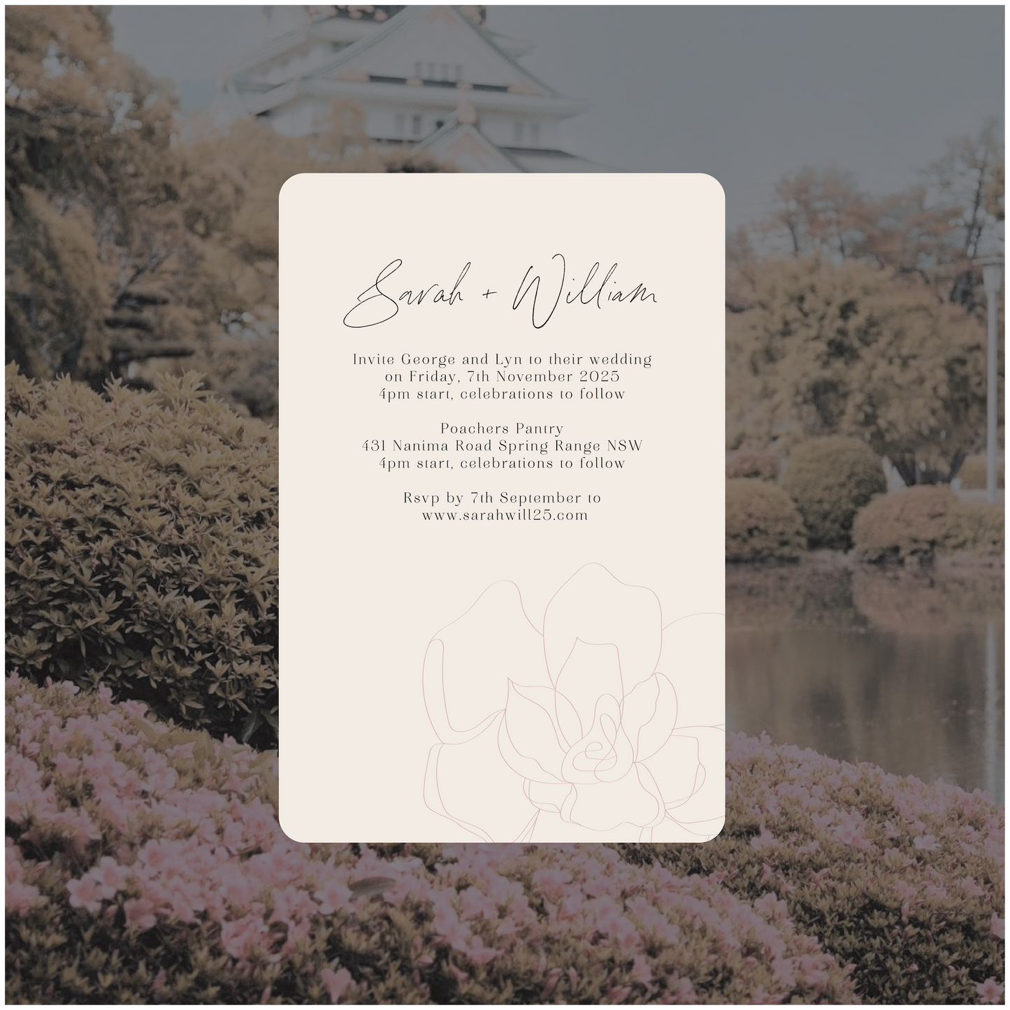 Osaka Single Invitation