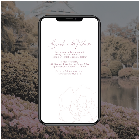 Osaka Digital File Invitation