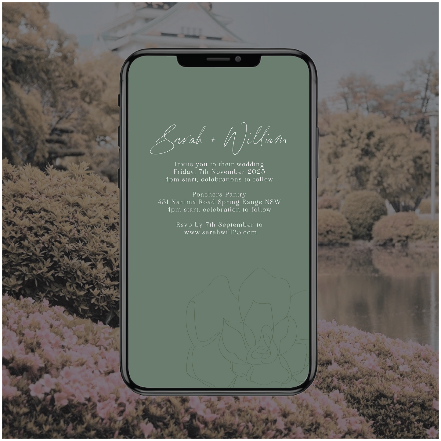 Osaka Digital File Invitation