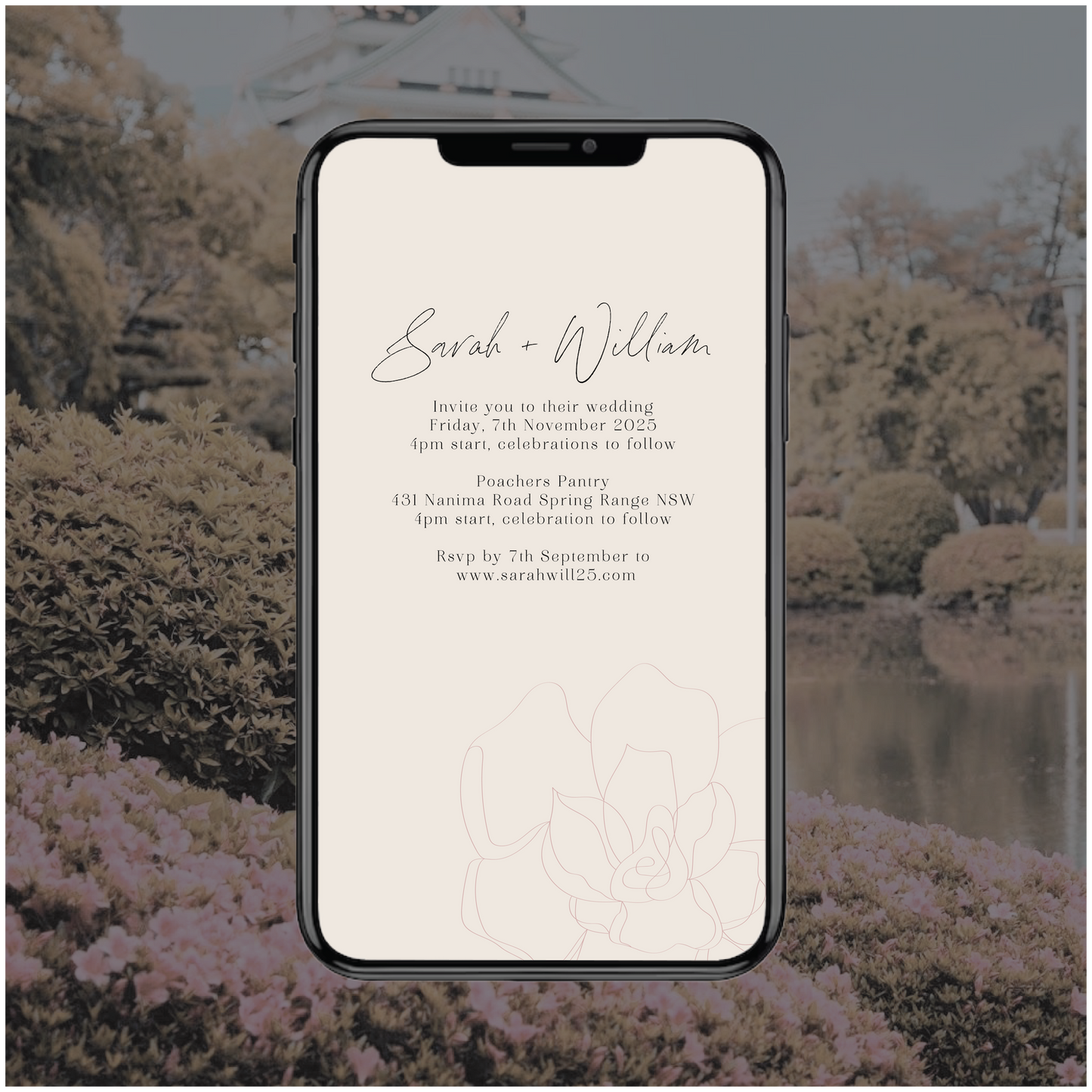 Osaka Digital File Invitation