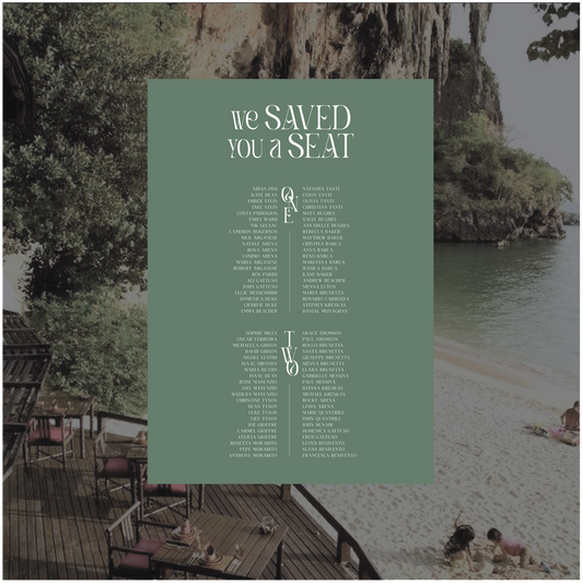 Pattaya Seating Chart