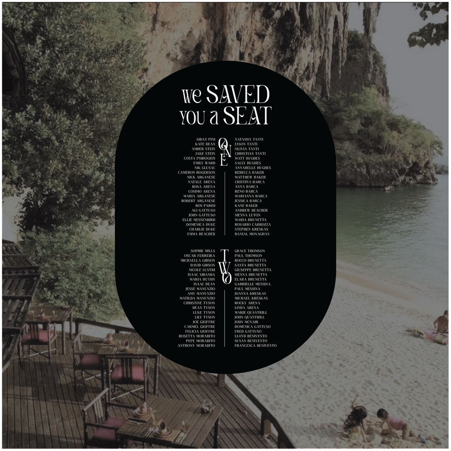 Pattaya Seating Chart