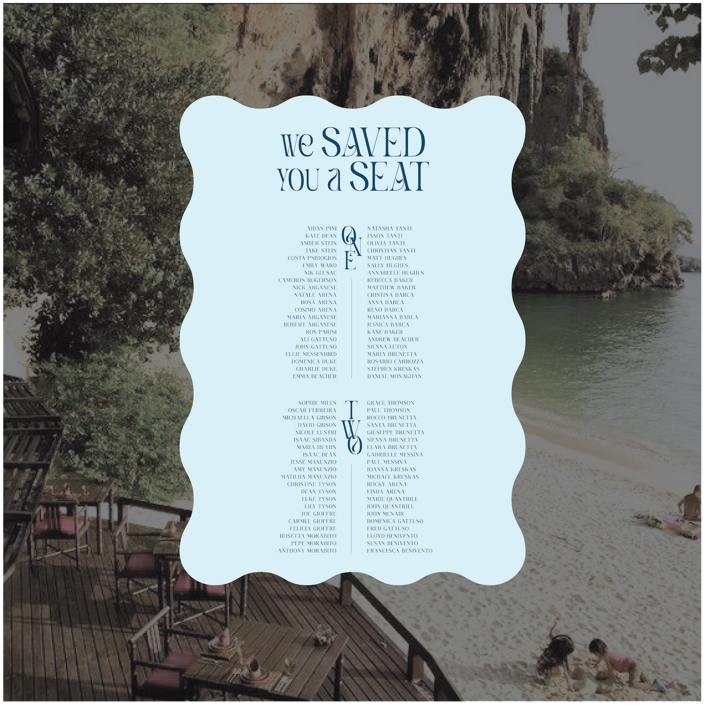 Pattaya Seating Chart