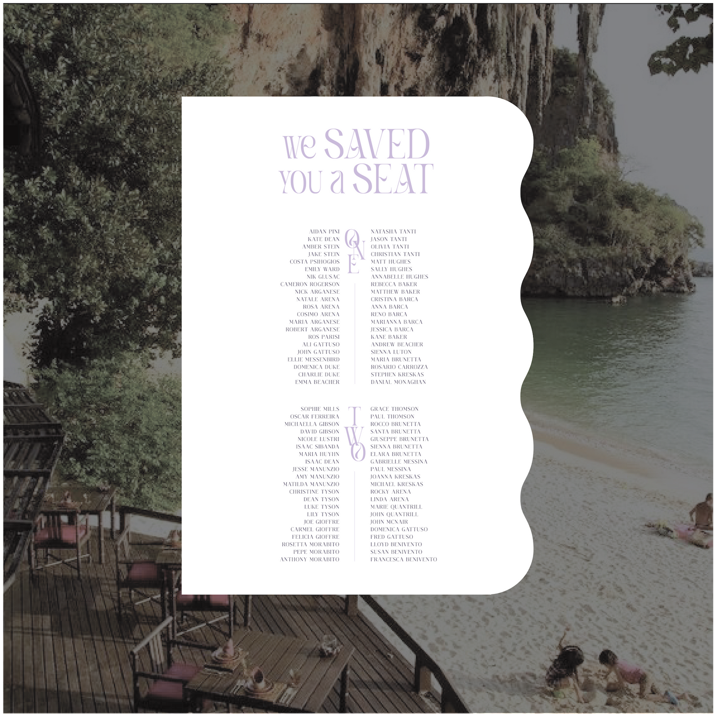 Pattaya Seating Chart