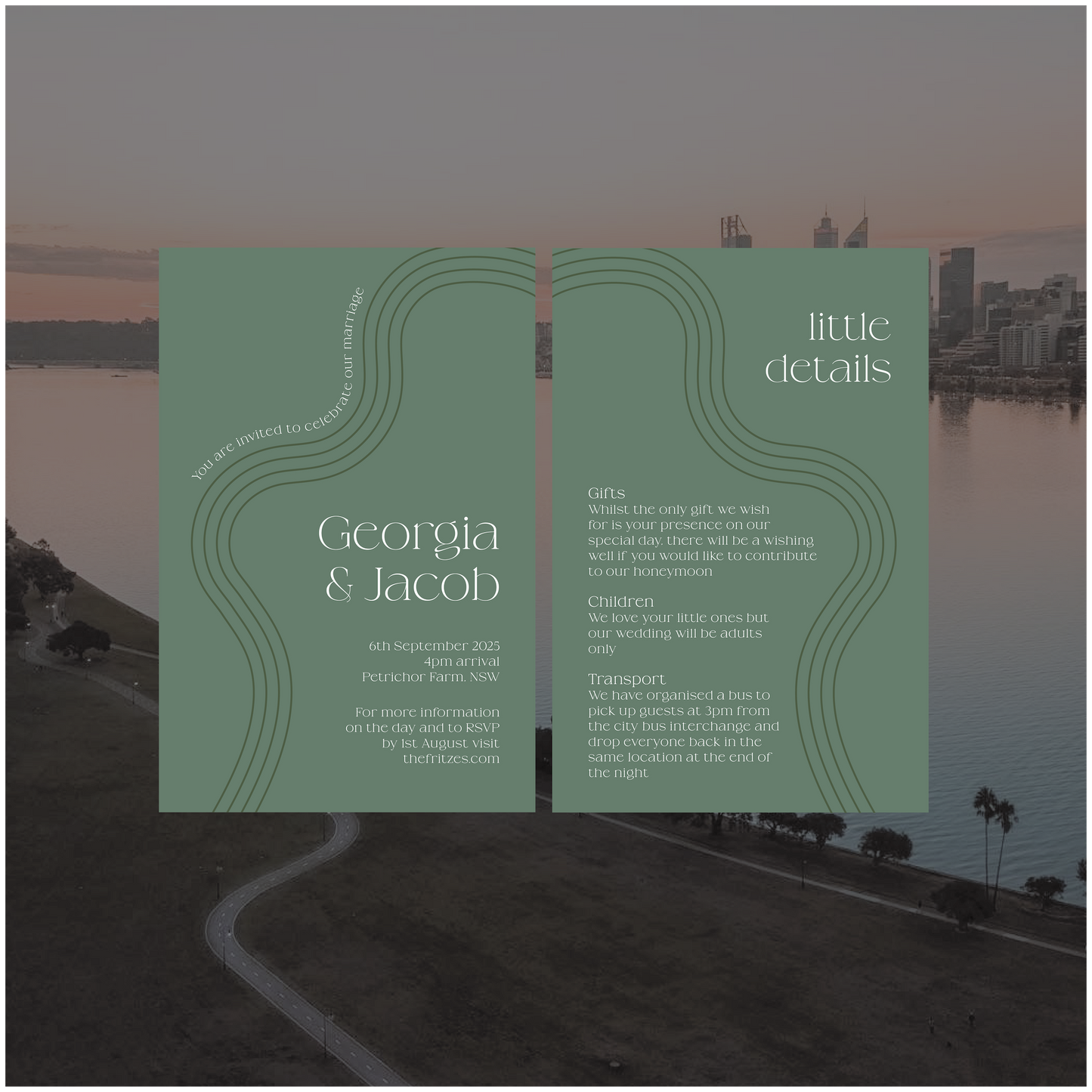 Perth Single Invitation