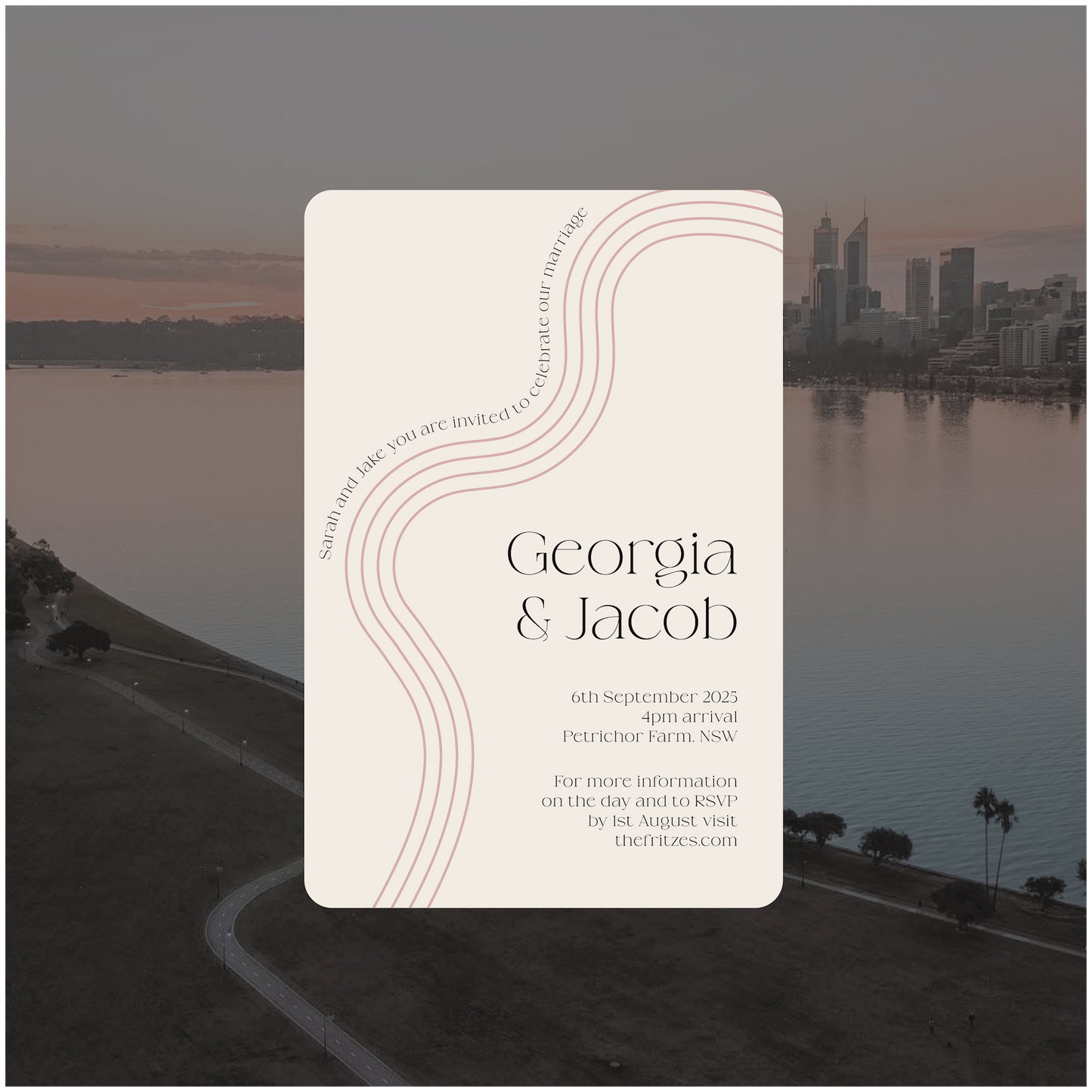 Perth Single Invitation