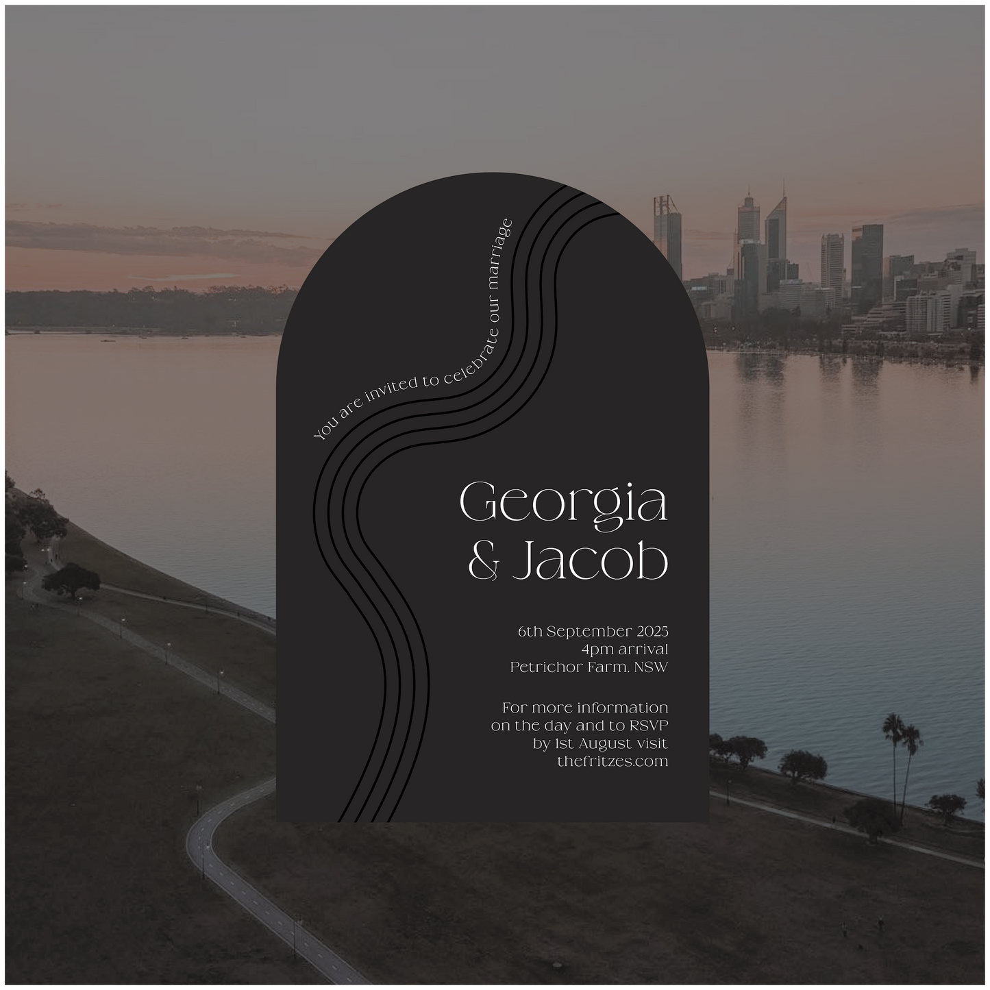 Perth Single Invitation