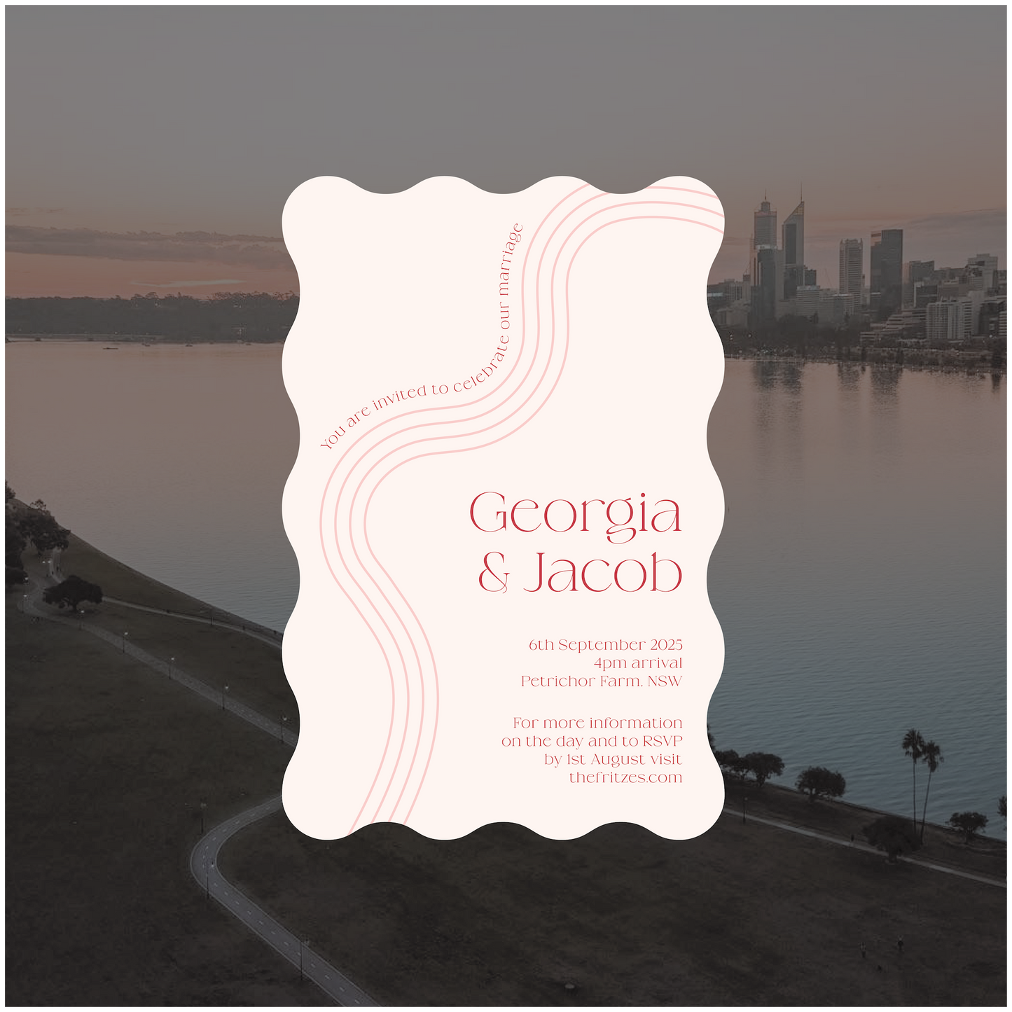 Perth Single Invitation