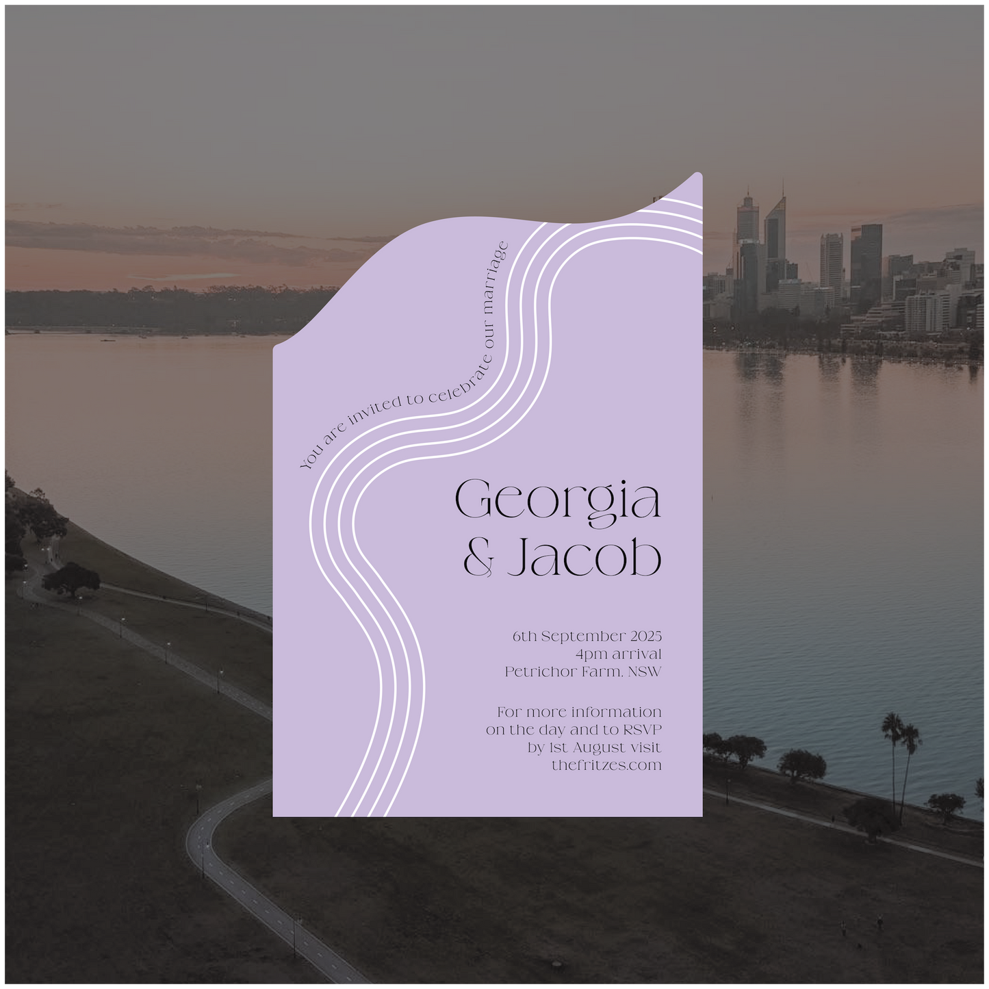 Perth Single Invitation