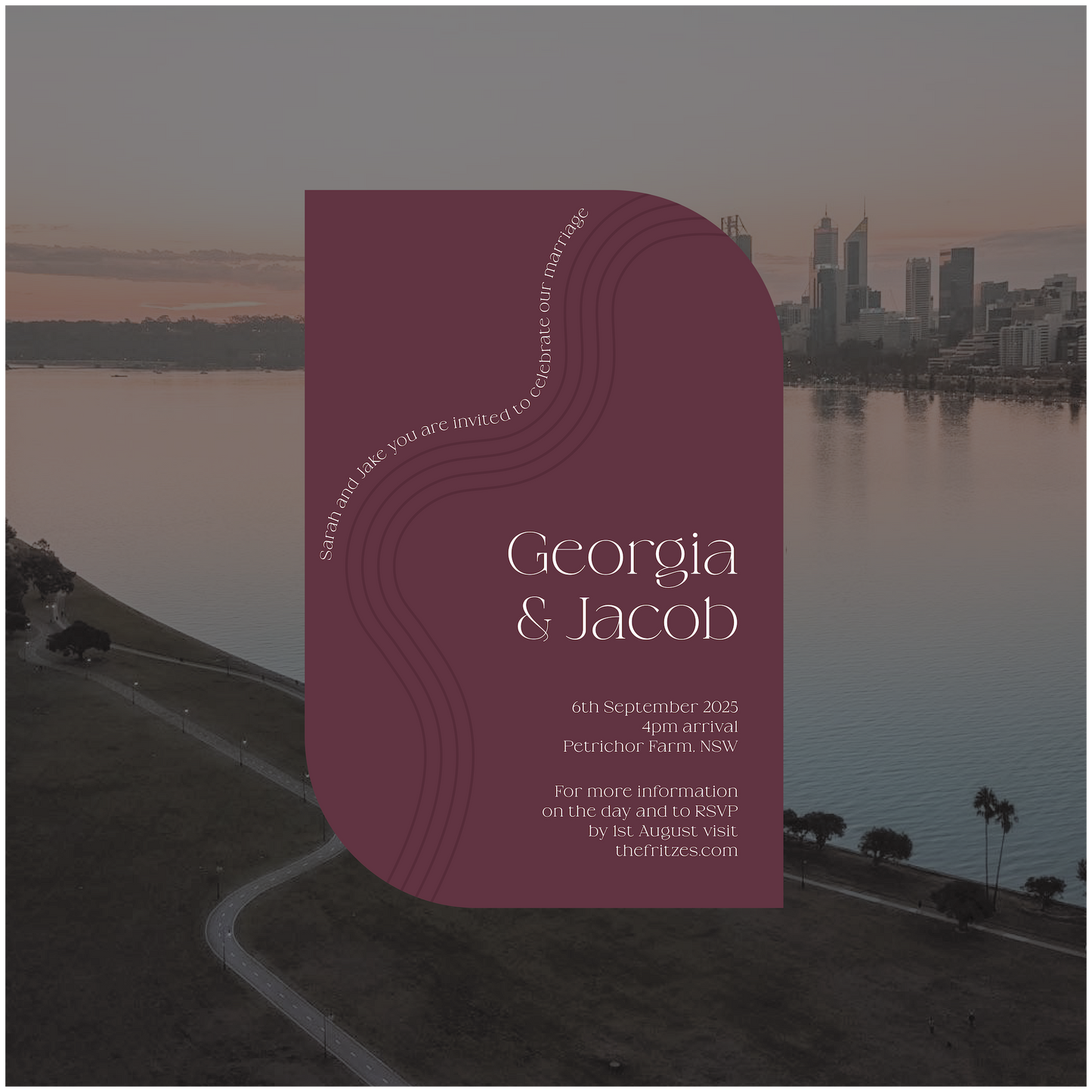 Perth Single Invitation