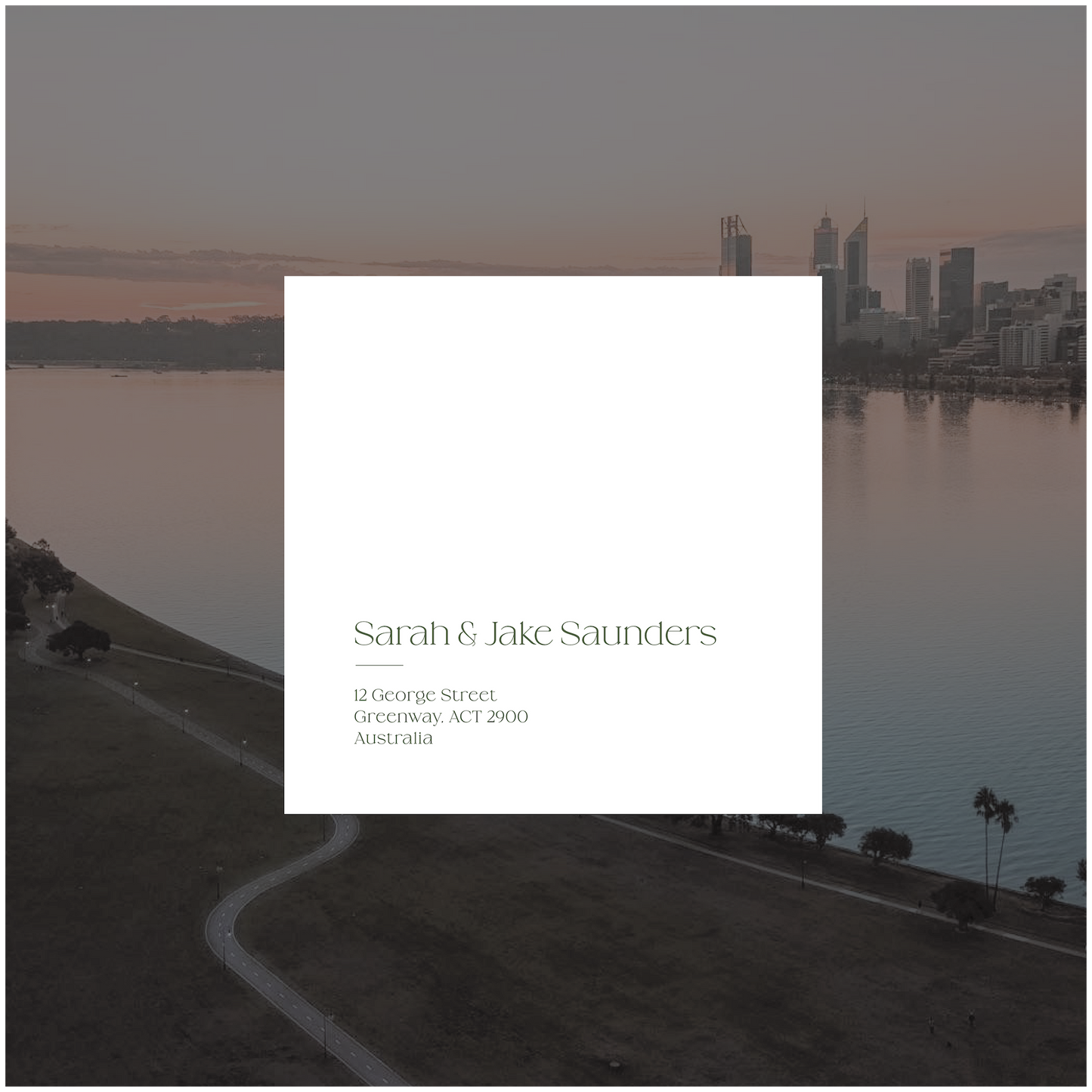 Perth Single Invitation