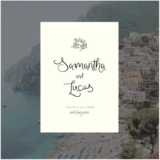 Positano Welcome Sign