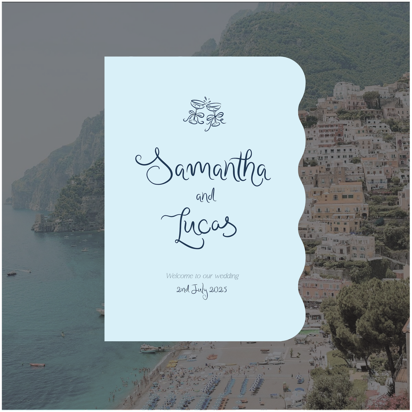 Positano Welcome Sign