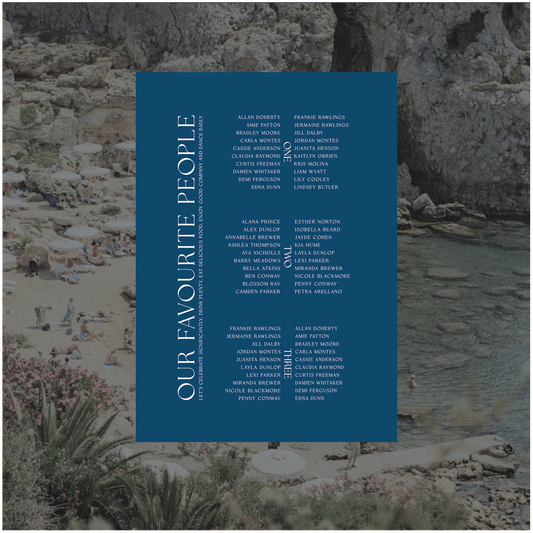 Rhodes Seating Chart