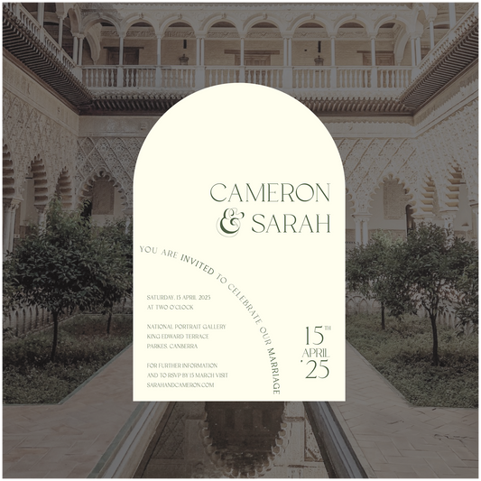 Seville Single Invitation