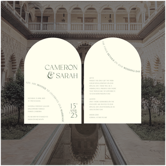 Seville Single Invitation