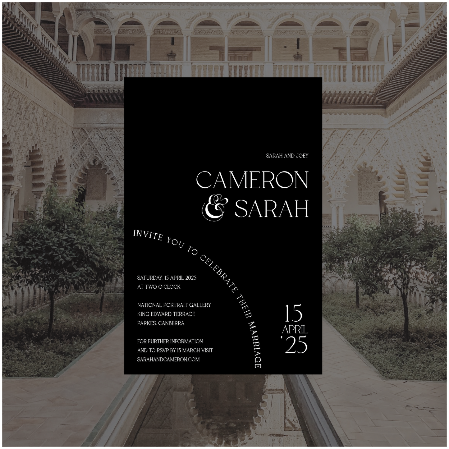 Seville Single Invitation