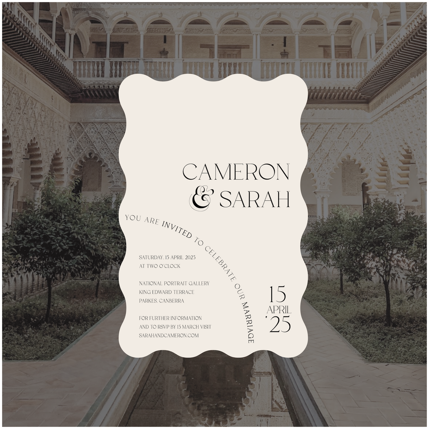 Seville Single Invitation