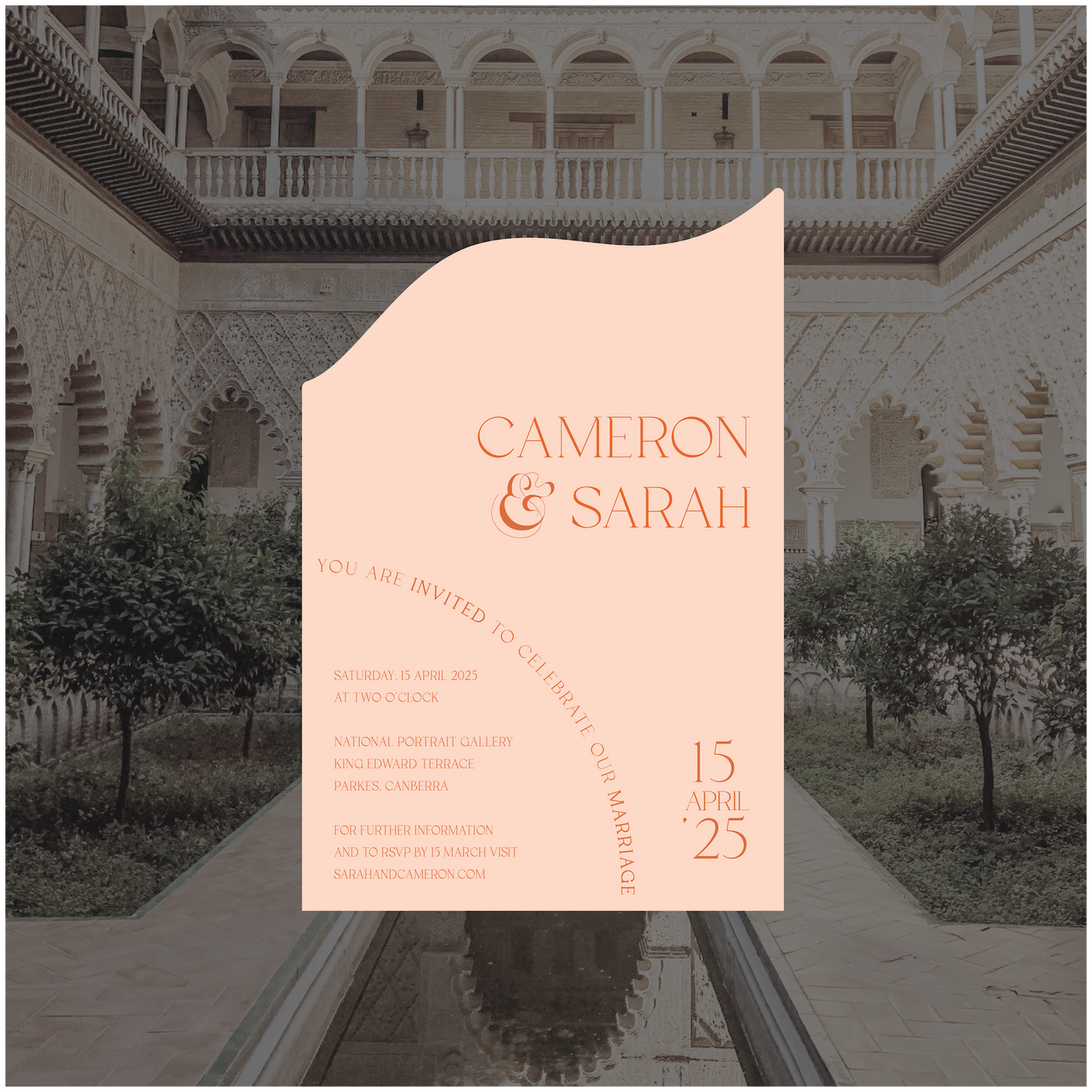 Seville Single Invitation