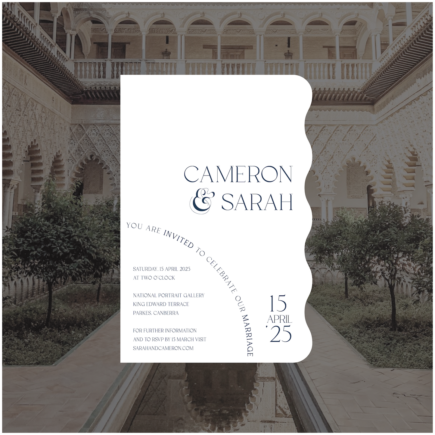 Seville Single Invitation