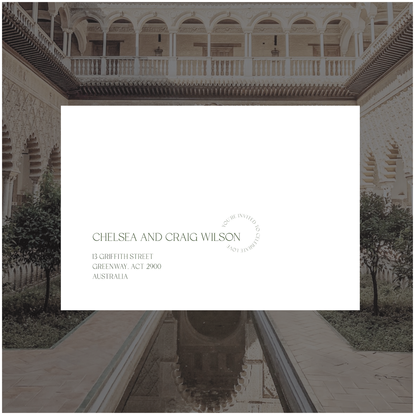 Seville Single Invitation