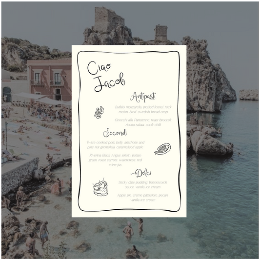 Sicily Menu