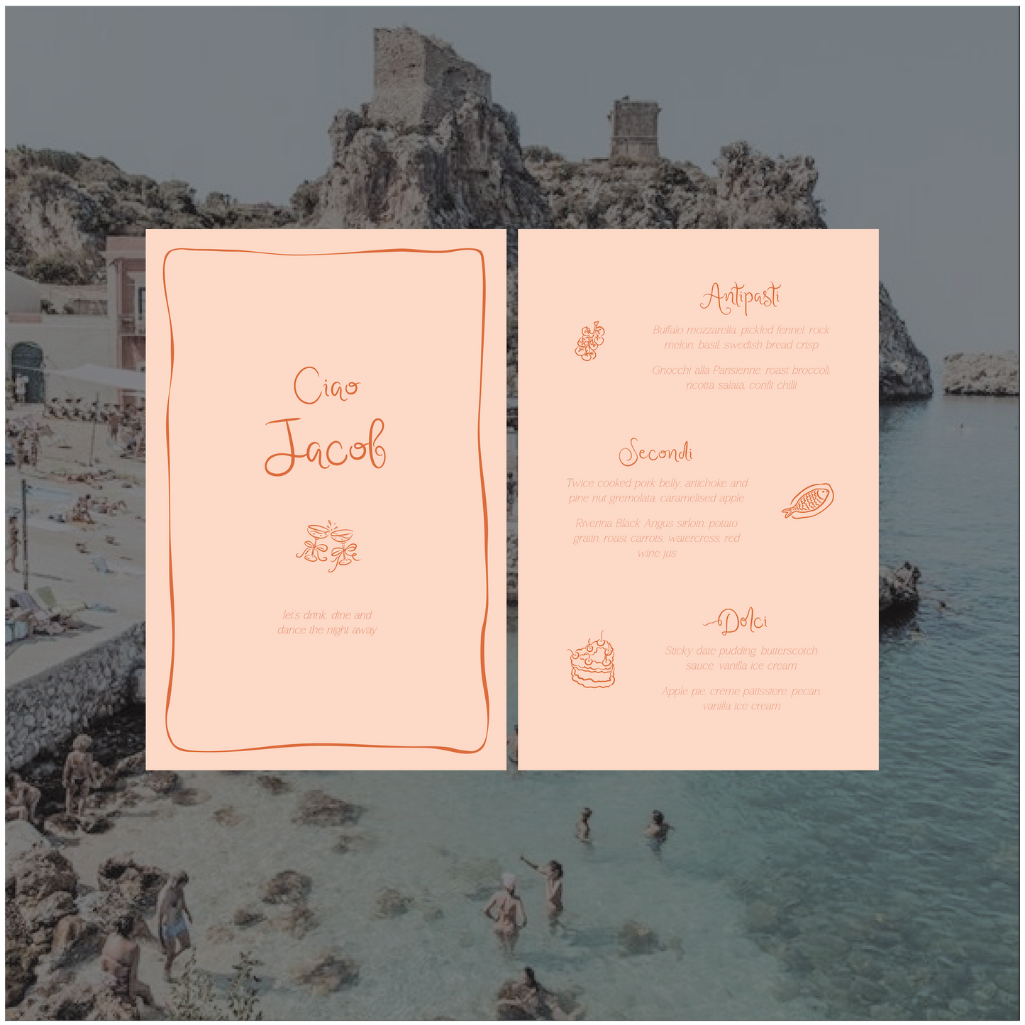 Sicily Menu