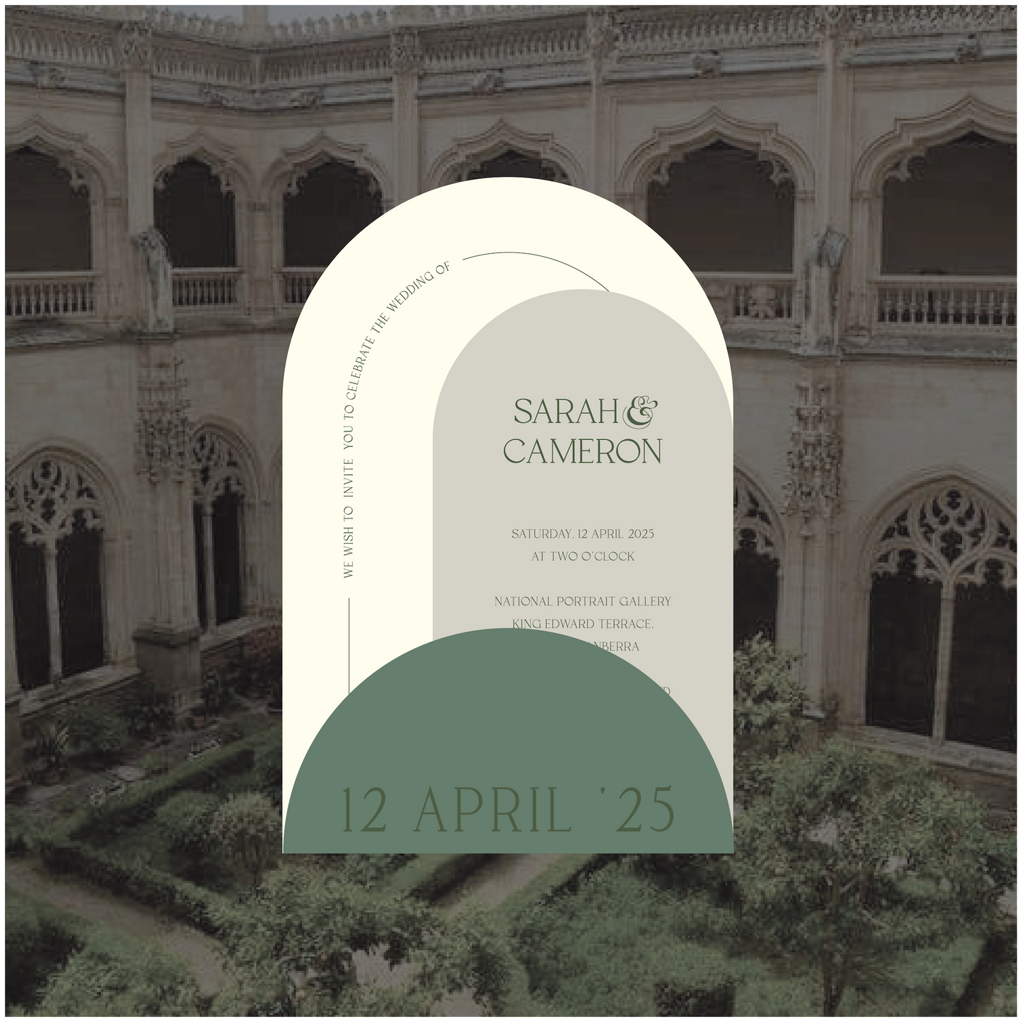 Toledo Stacked Invitation