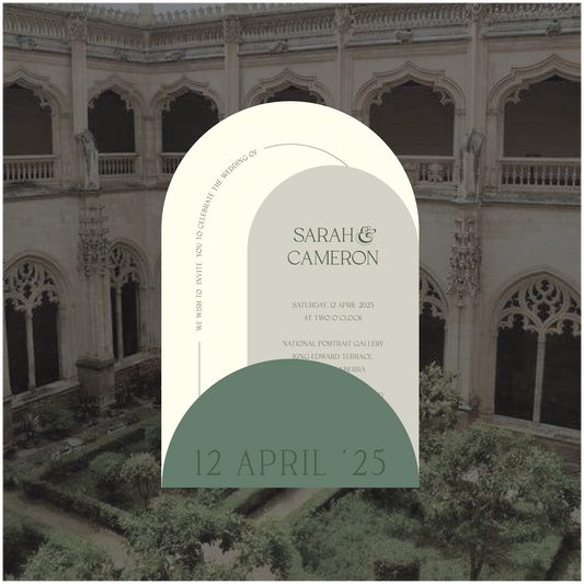 Toledo Stacked Invitation
