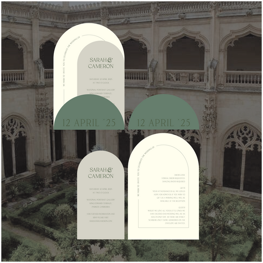 Toledo Stacked Invitation
