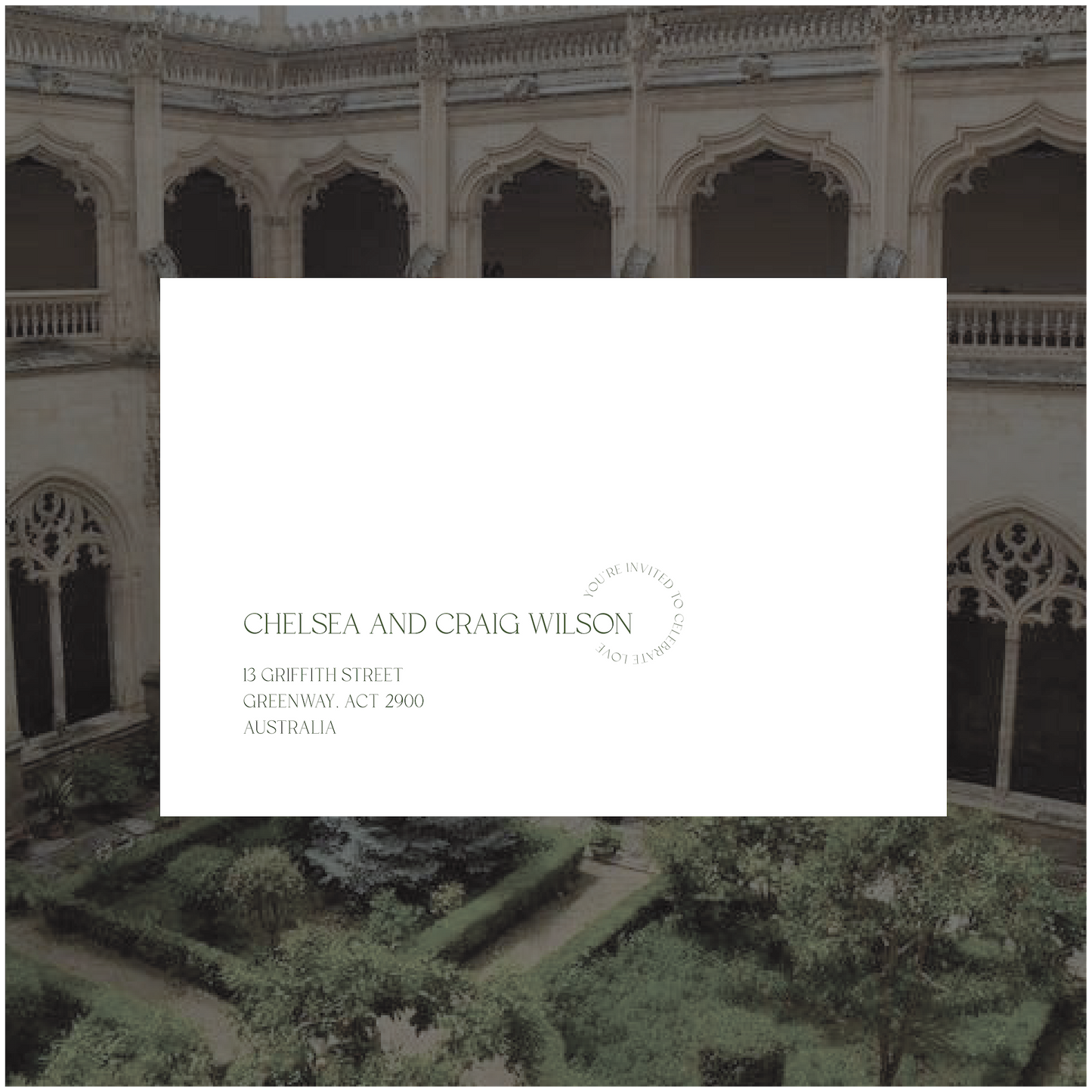 Toledo Stacked Invitation