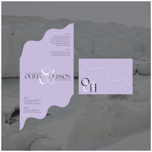 Tripoli Folded Invitation