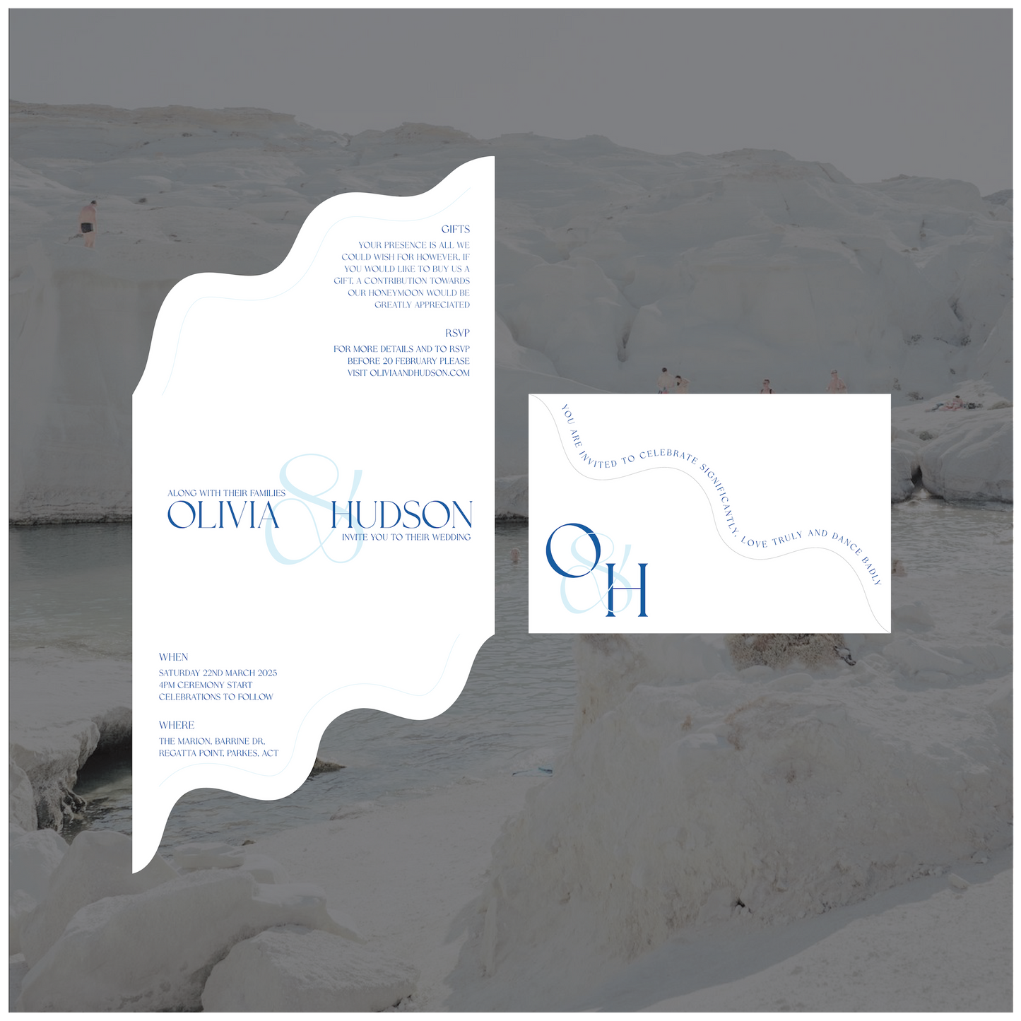 Tripoli Folded Invitation