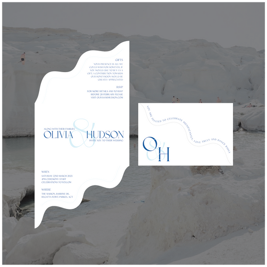 Tripoli Folded Invitation