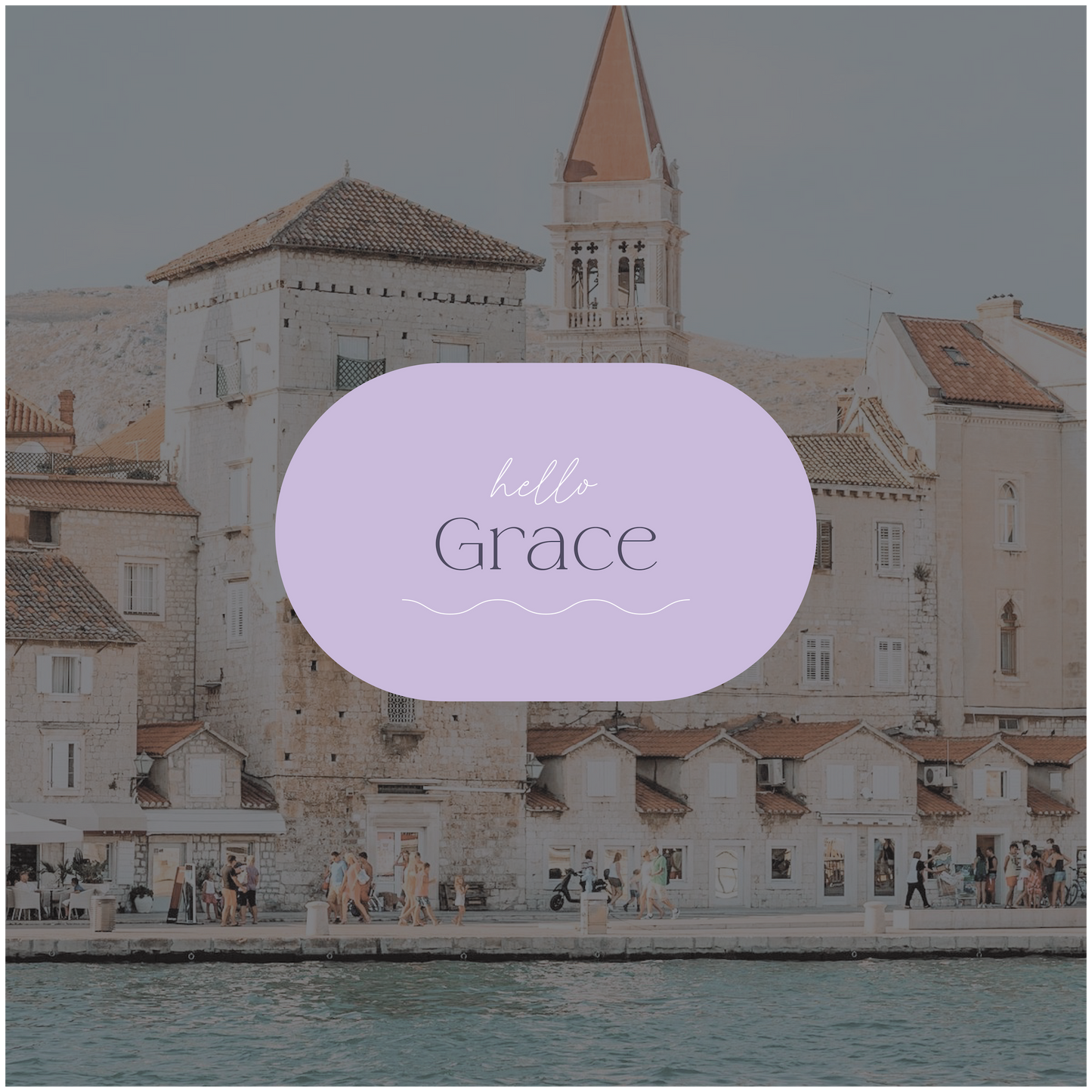 Trogir Place card