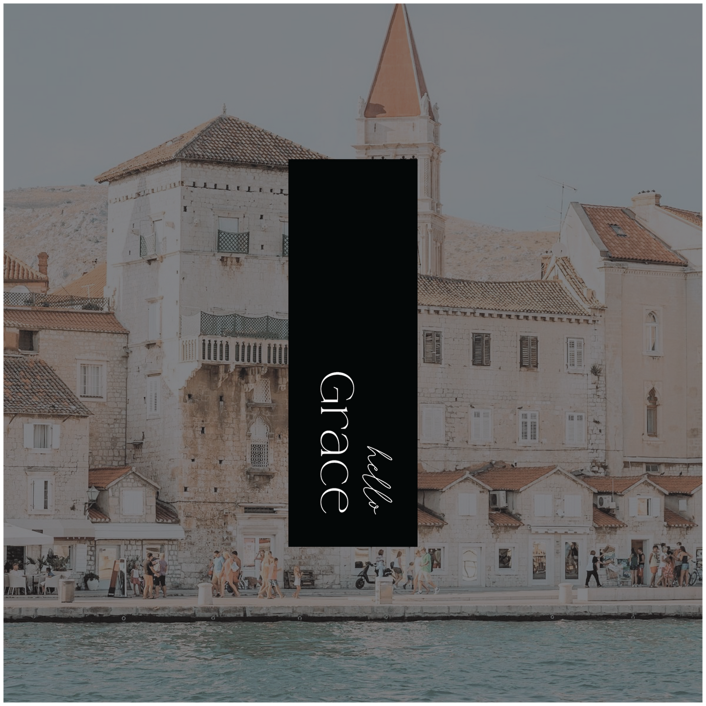 Trogir Place card