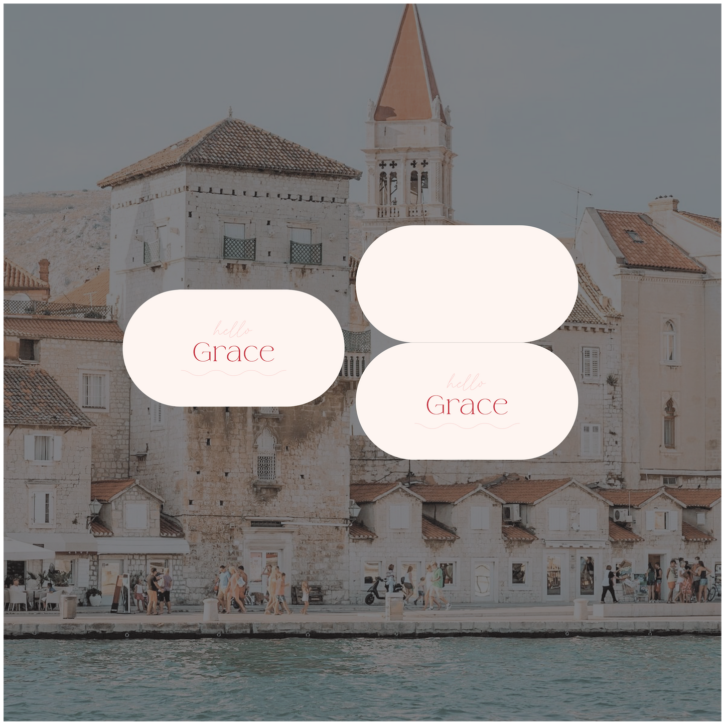Trogir Place card