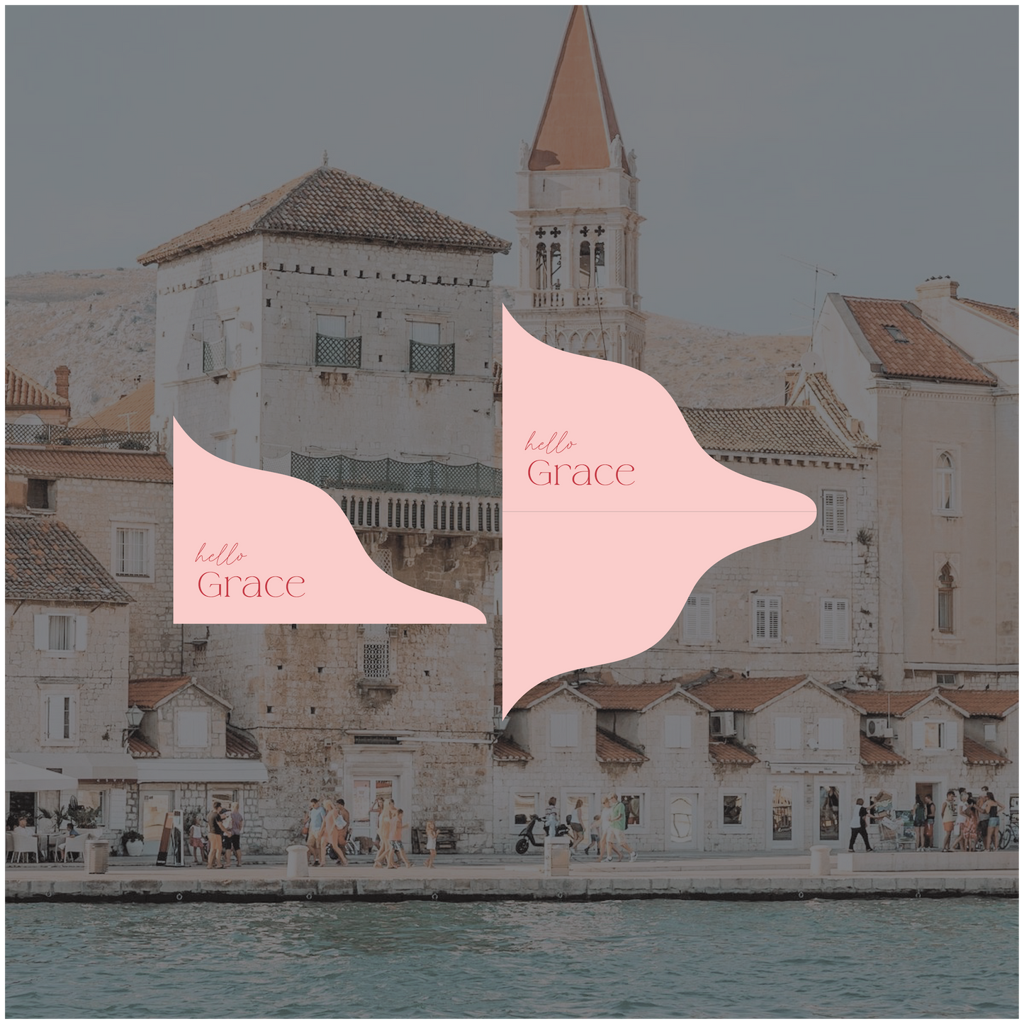 Trogir Place card