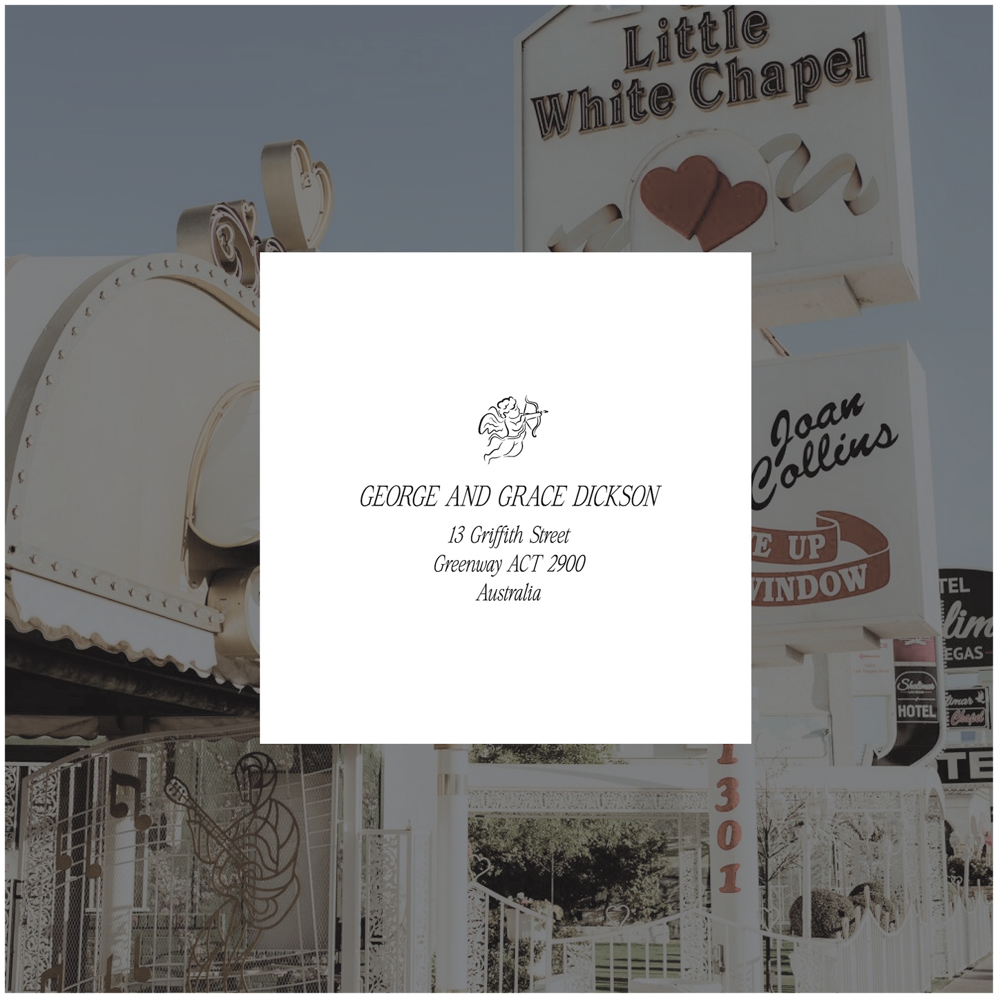 Vegas Single Invitation