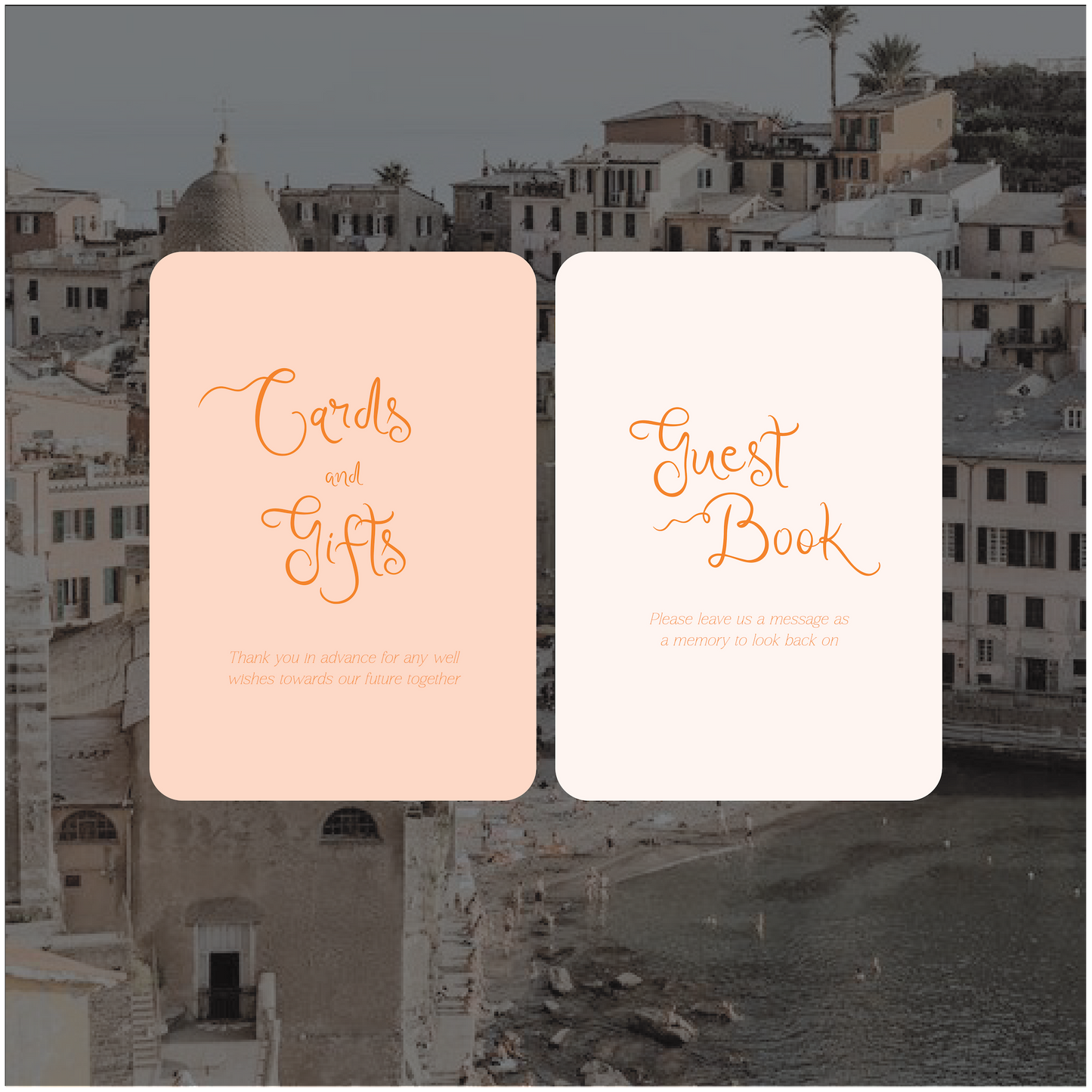 Vernazza Small Signs