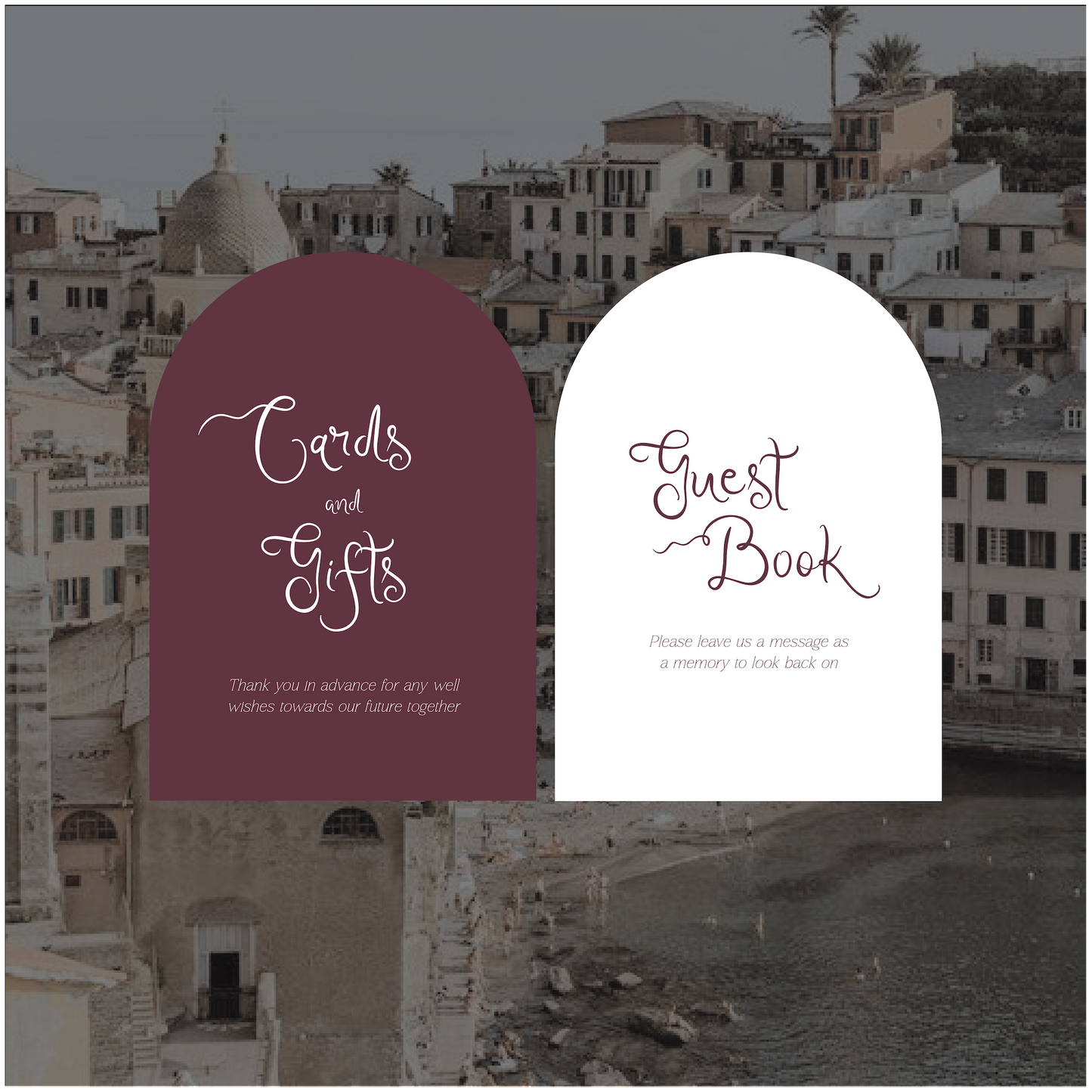 Vernazza Small Signs