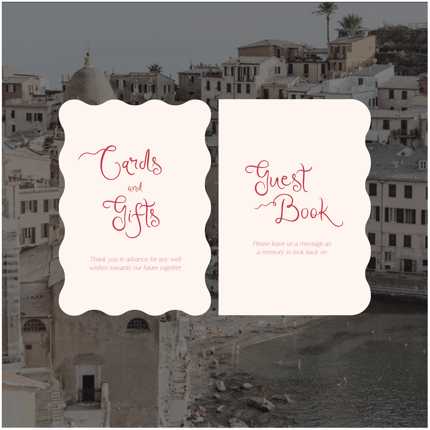 Vernazza Small Signs